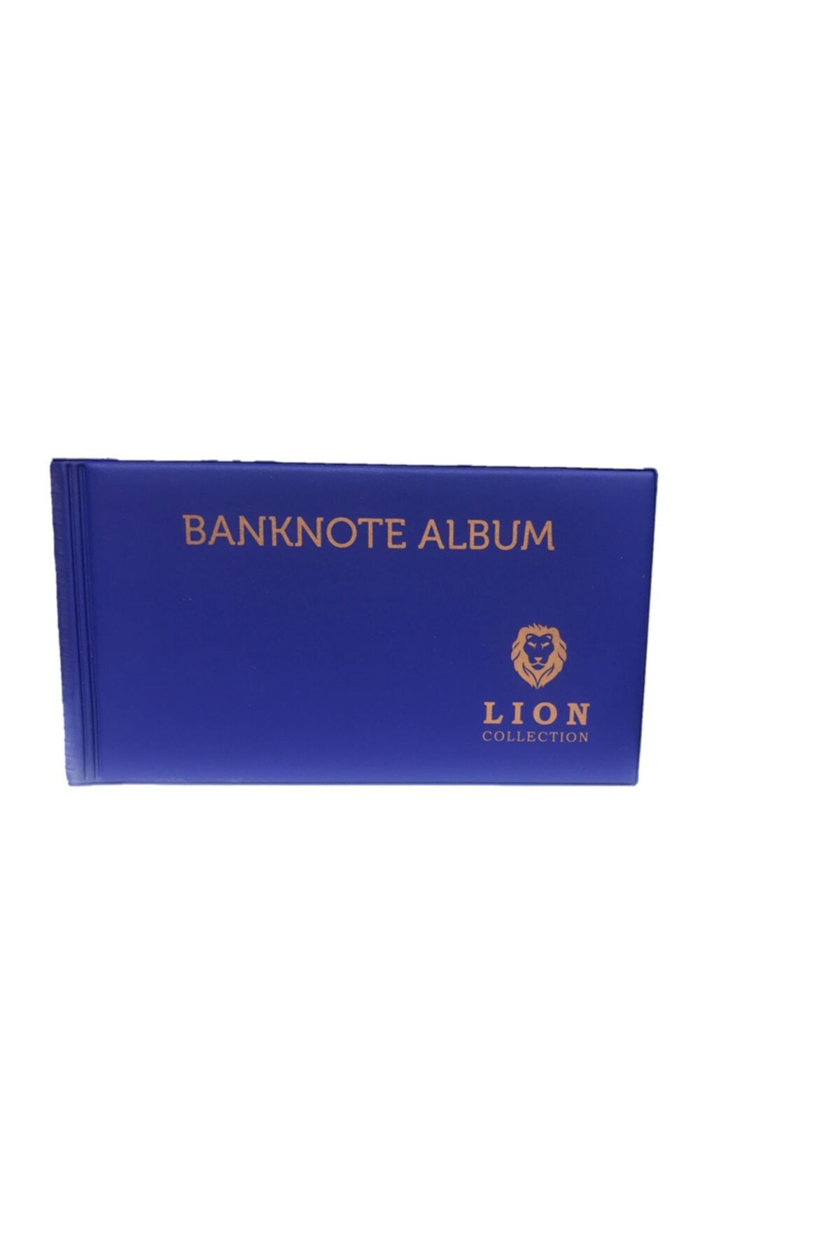 Lion Kağıt Para Cep Albümü - 20 Sayfa - Mavi