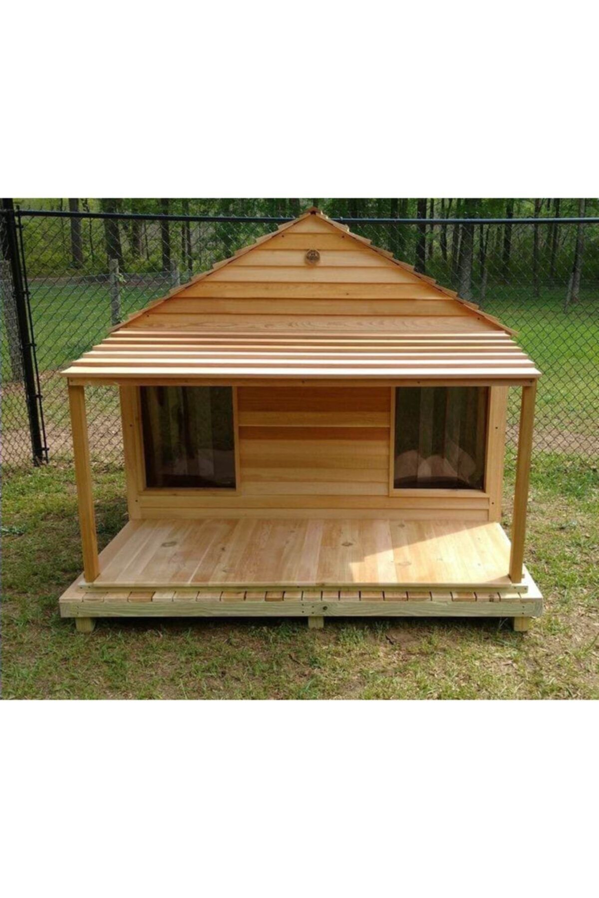 Latanwood Bowl Ahşap Köpek Kulübesi