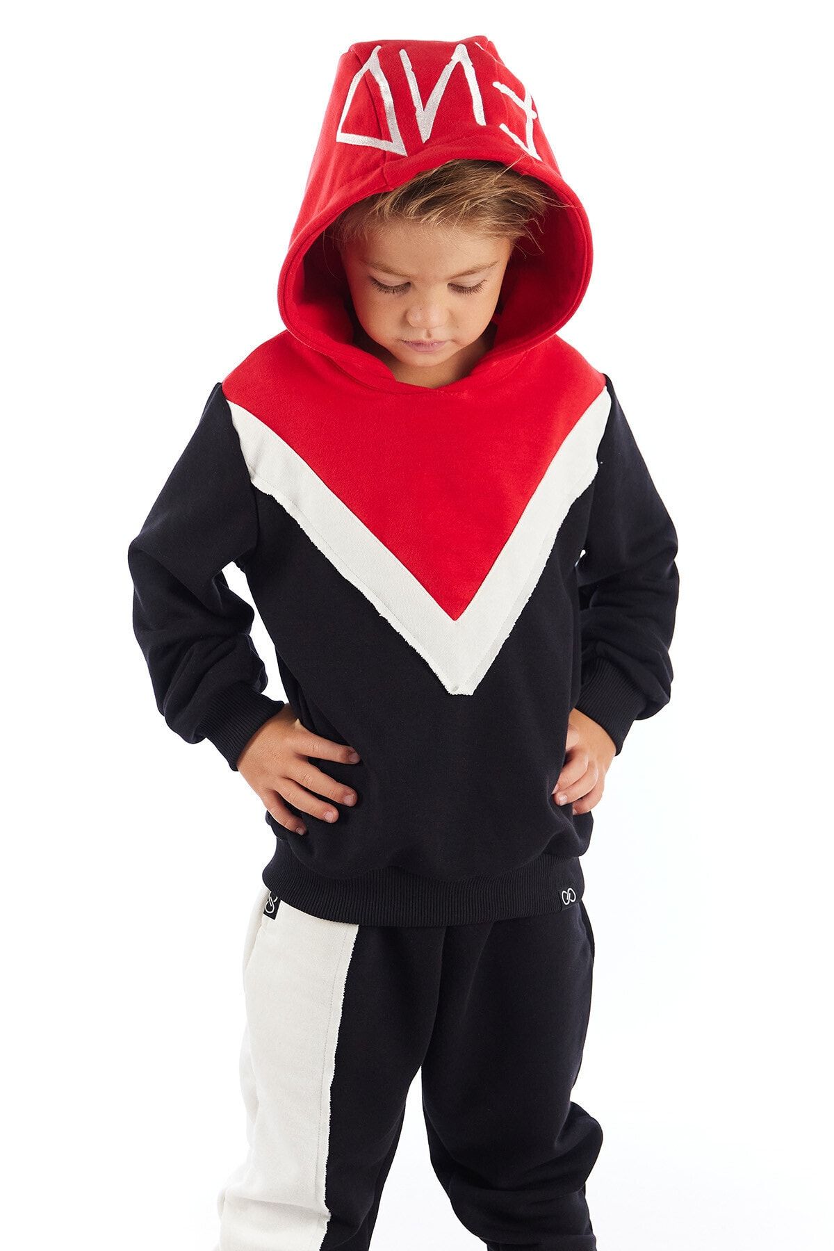 Colorinas End Vi Kapişonlu Nakış Işlemeli Erkek Çocuk Penye Sweatshirt