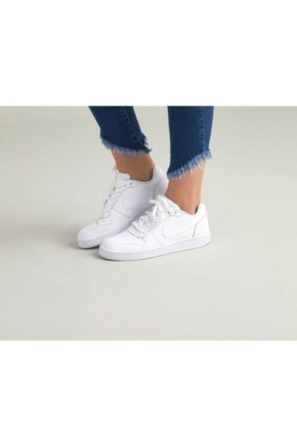 Nike Beyaz - Kadin Sneaker - Wmns Ebernon Low - Aq1779-100