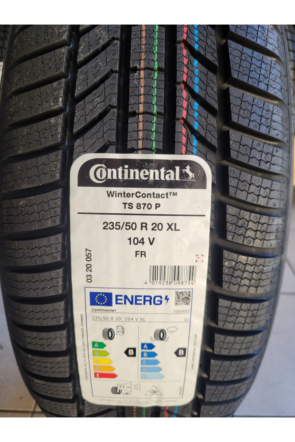 235/50R20 Winter Contact TS870P 104V XL Set Olarak (4 ADET) 2025 Üretim