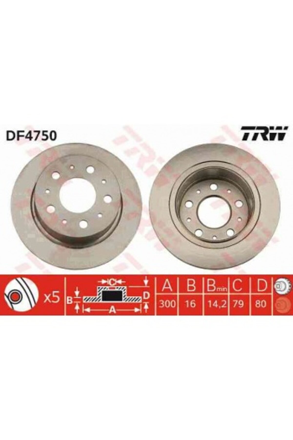 Fiat Arka Fren Disk Aynası Ducato III Boxer III Jumper III 2,2hdi (100bg 120bg) 3,0hdi 160 Cap140300m
