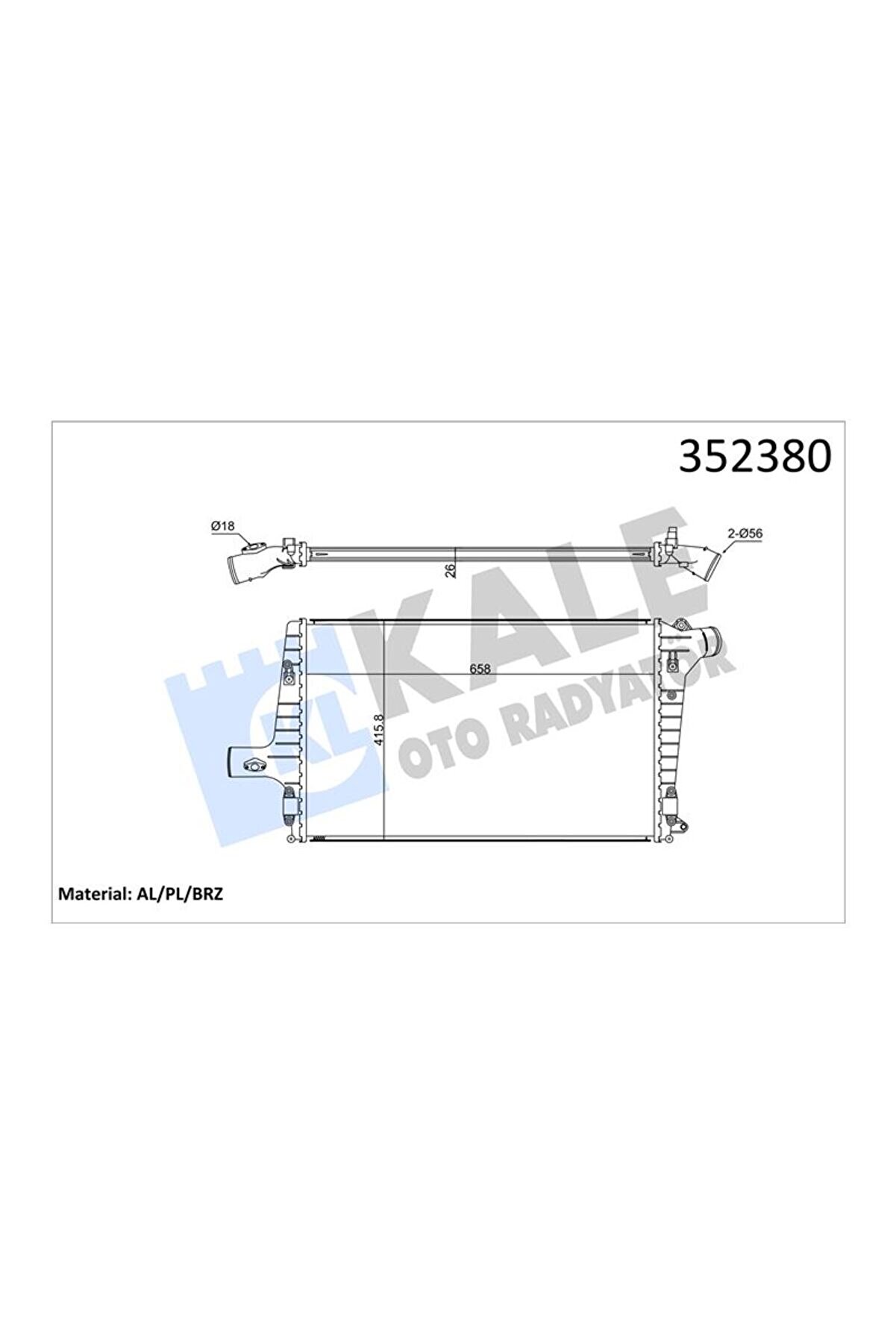Vag Turbo Radyatoru Audı A6 2,5tdi 97>05 - 352380