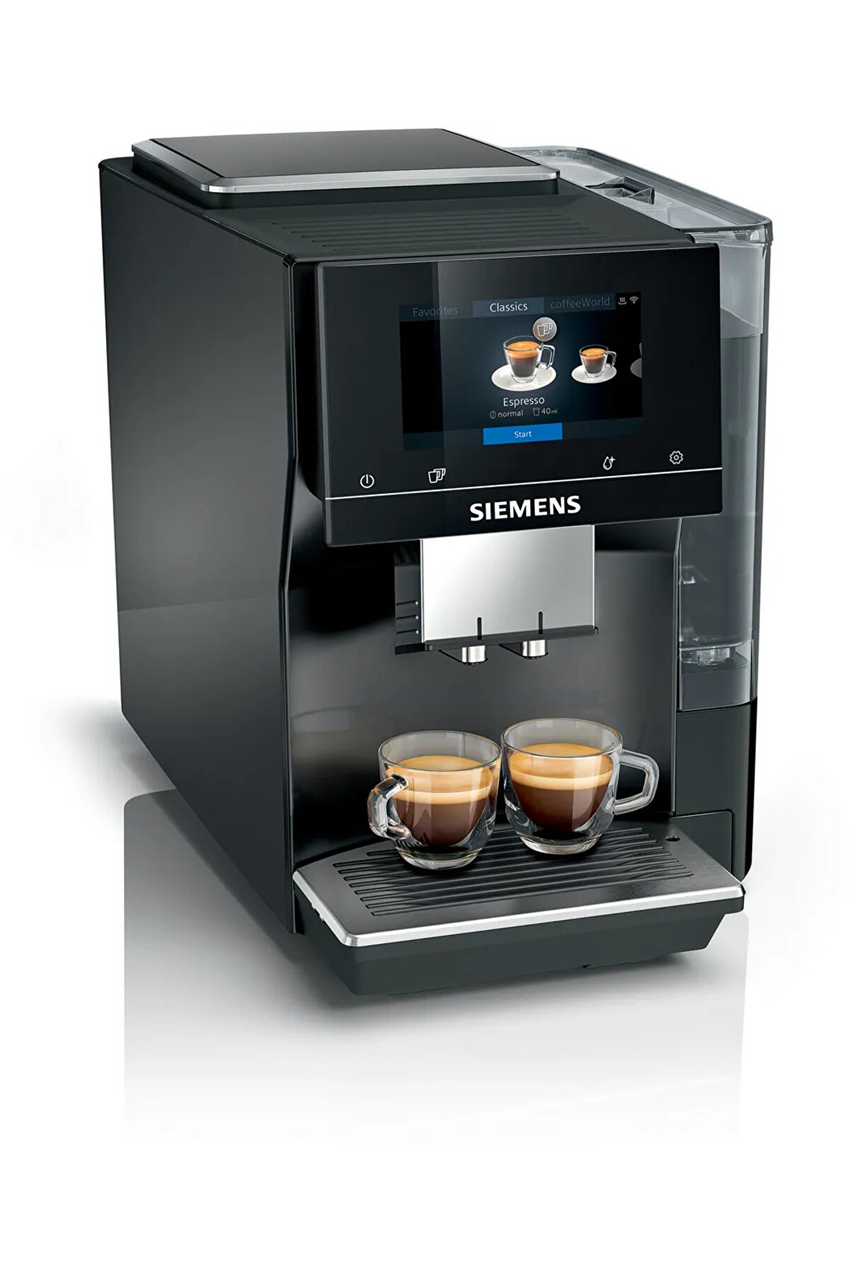 TP713R19 Tam Otomatik Kahve Makinesi EQ700 classic Piyano siyah