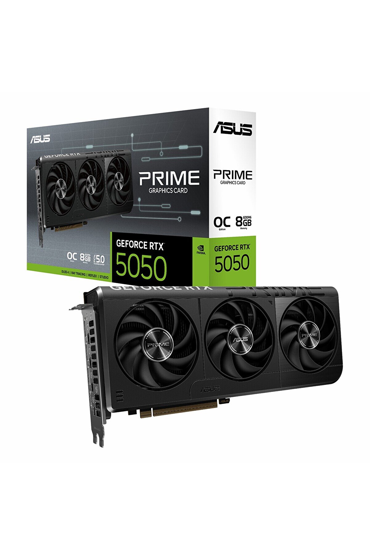 Prime GeForce RTX 5050 OC 8GB GDDR6 128Bit HDMI/DP Ekran Kartı
