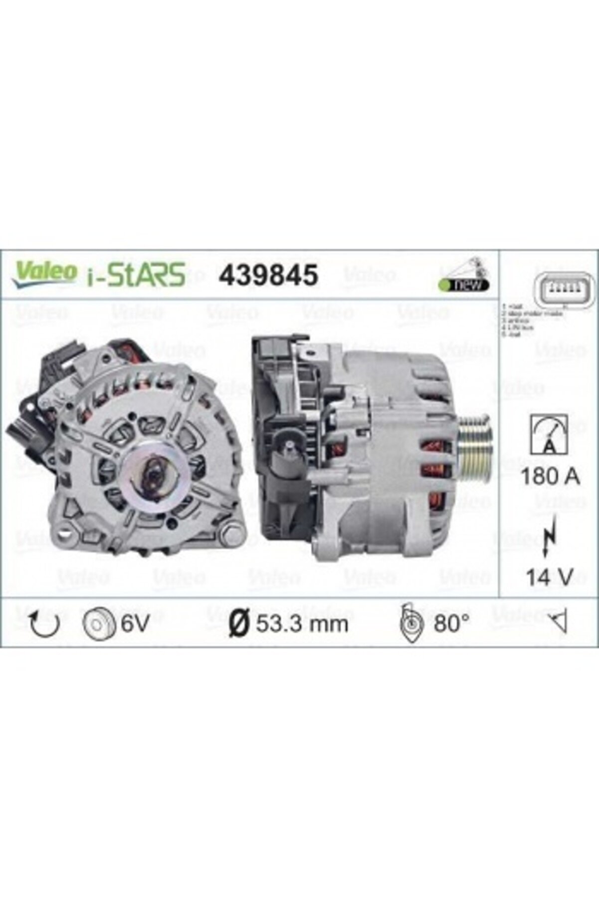 Psa Alternator Start Stop 12v 180a Berlingo C4 C5 P208 P3008 Partner Tepee 1,6 Hdi 11> İs - 4