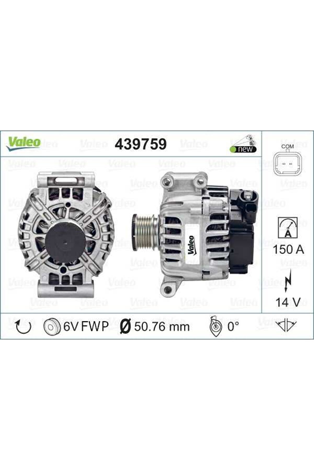 Psa Alternator 12v 150a Ds3 C3 III P208 P308 P207 P3008 P2008 Partner Tepe 207 P308 P508 P208 P5008