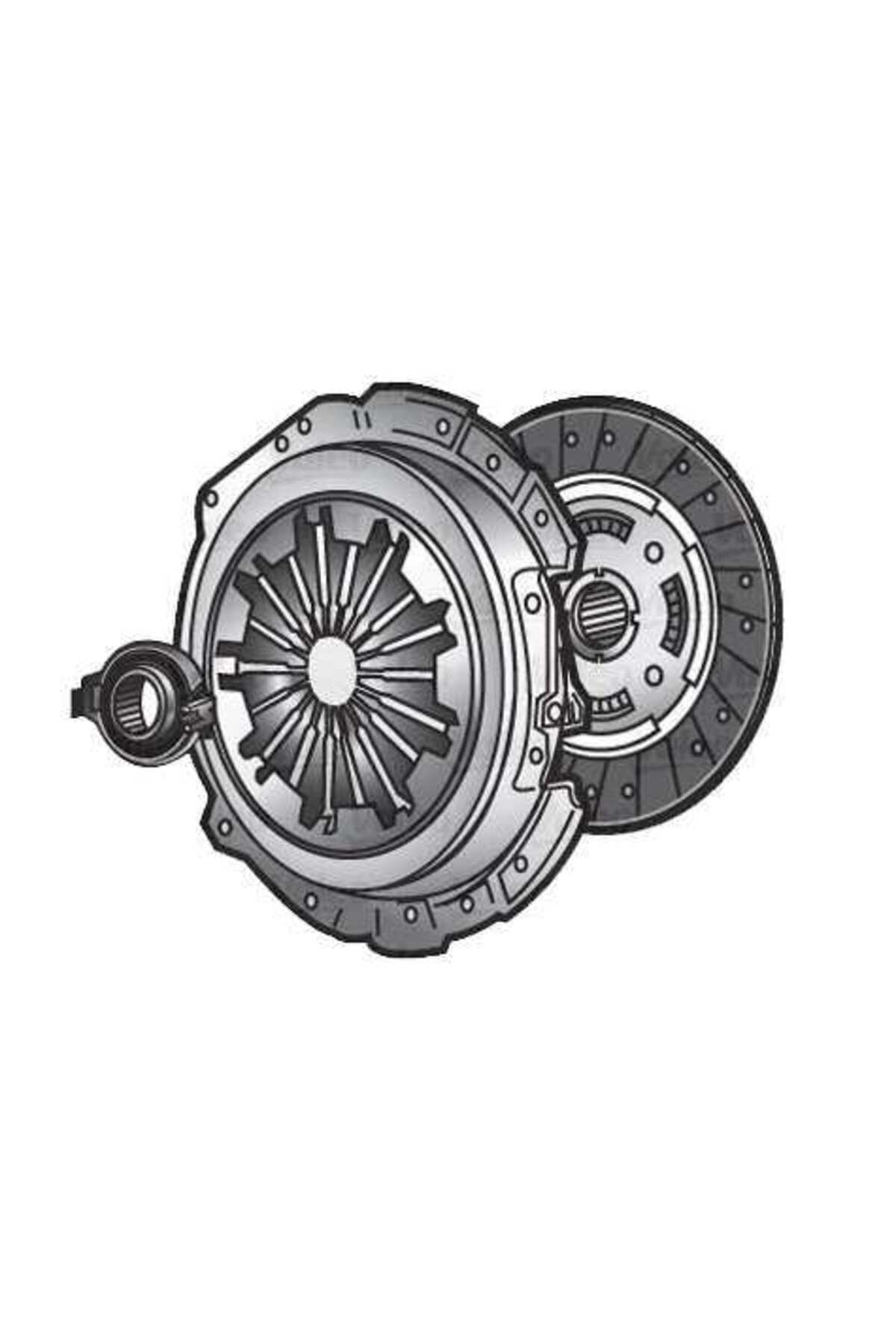Bmc Ticarı Debriyaj Seti (baskı/balata/rulman) 267mm Bmc / Fatıh 214 / Pro 11-12 / Mega Star / Tu