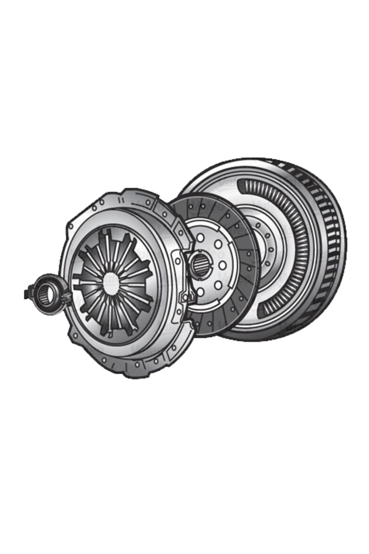 Vag Volant56debriyaj Set Caddy Passat Golf V A3 Jetta Superb Bjb Bls Bxe Bkc 1,9 Tdi Golf VI A3 Cayb