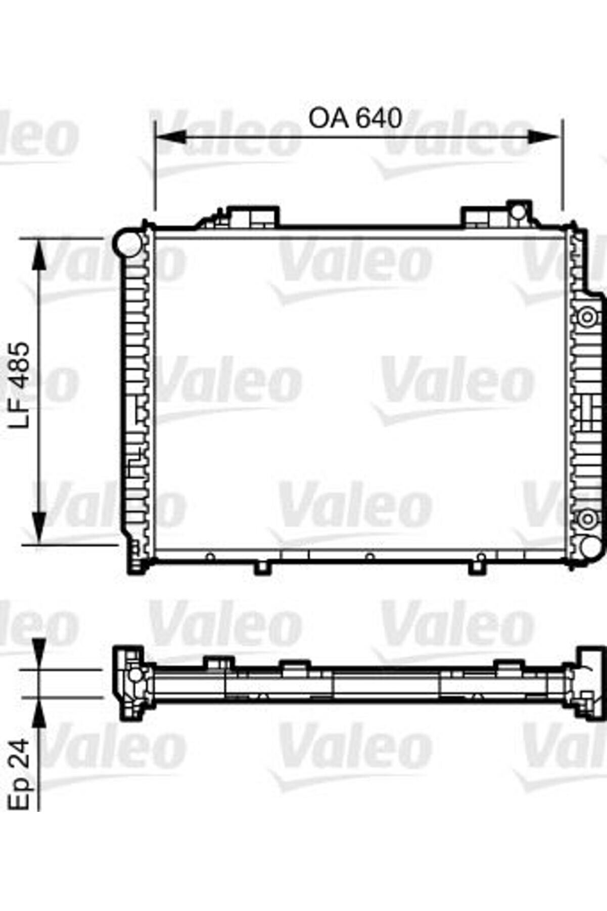 Mercedes Motor Su Radyatoru E-Class W210 96>99 S210 96>99 - 735231