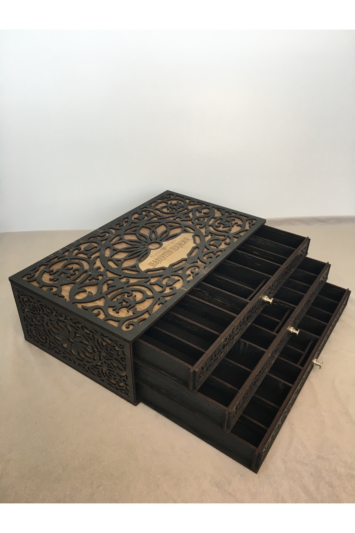 Gorilla Fashion Tesbih Kutusu 30 Tesbihlik Ahşap Kutu Hediye Kutusu