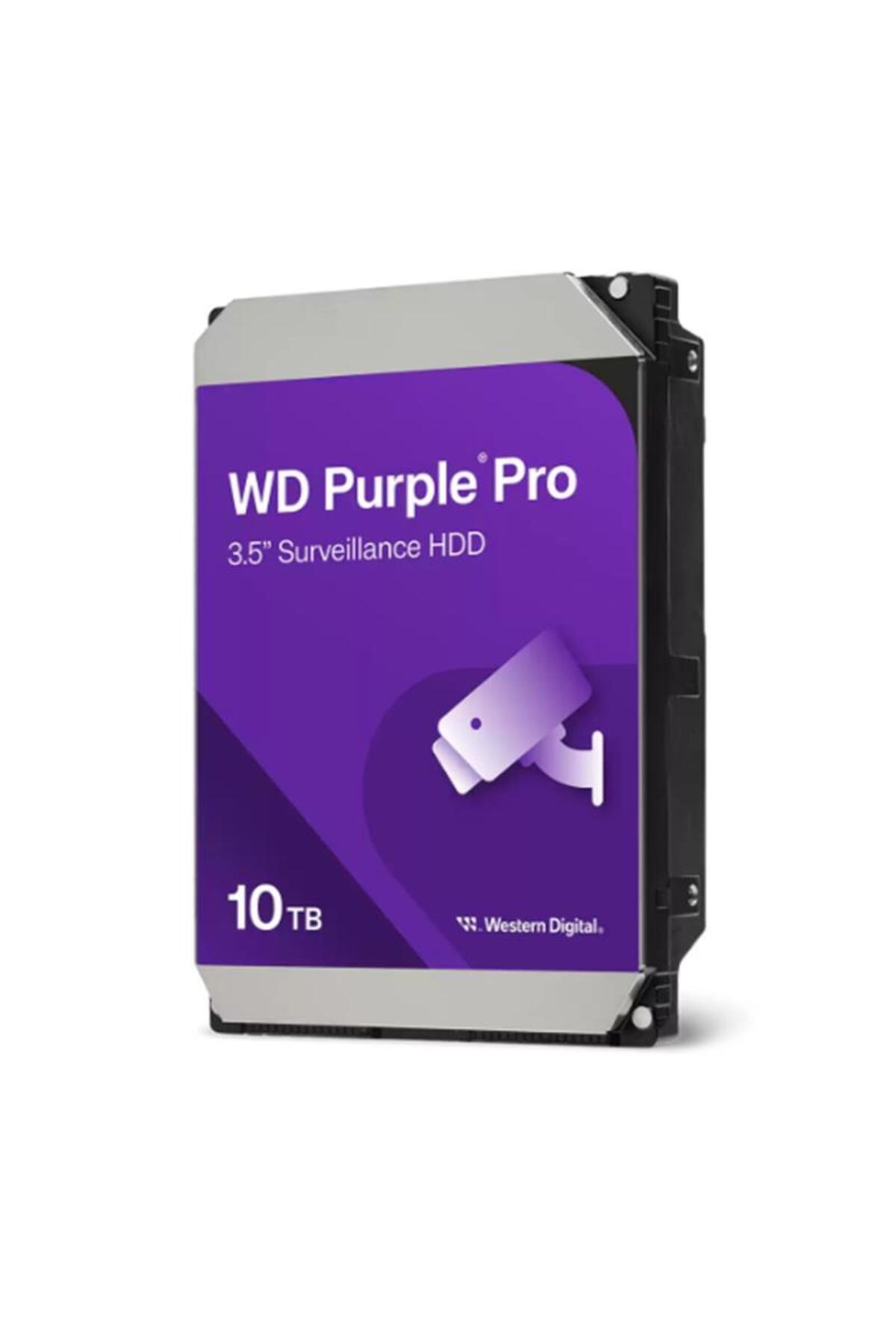 10 TB WD 3.5 PURPLE PRO SATA3 7200RPM 512MB 7/24 GUVENLIK WD102PURP (3 YIL RESMI DIST GARANTILI)
