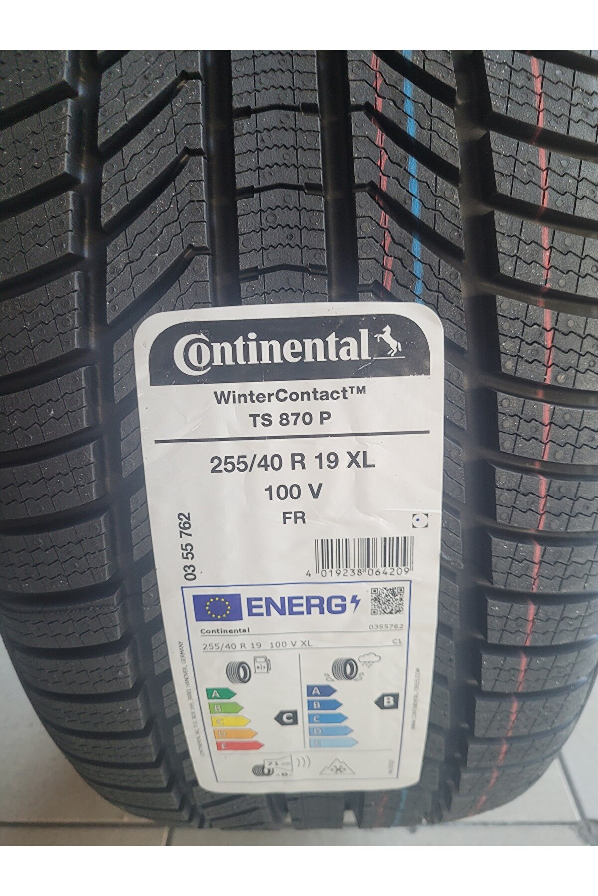 255/40R19 Winter Contact TS870P 100V XL Set Olarak (4 ADET) 2025 Üretim