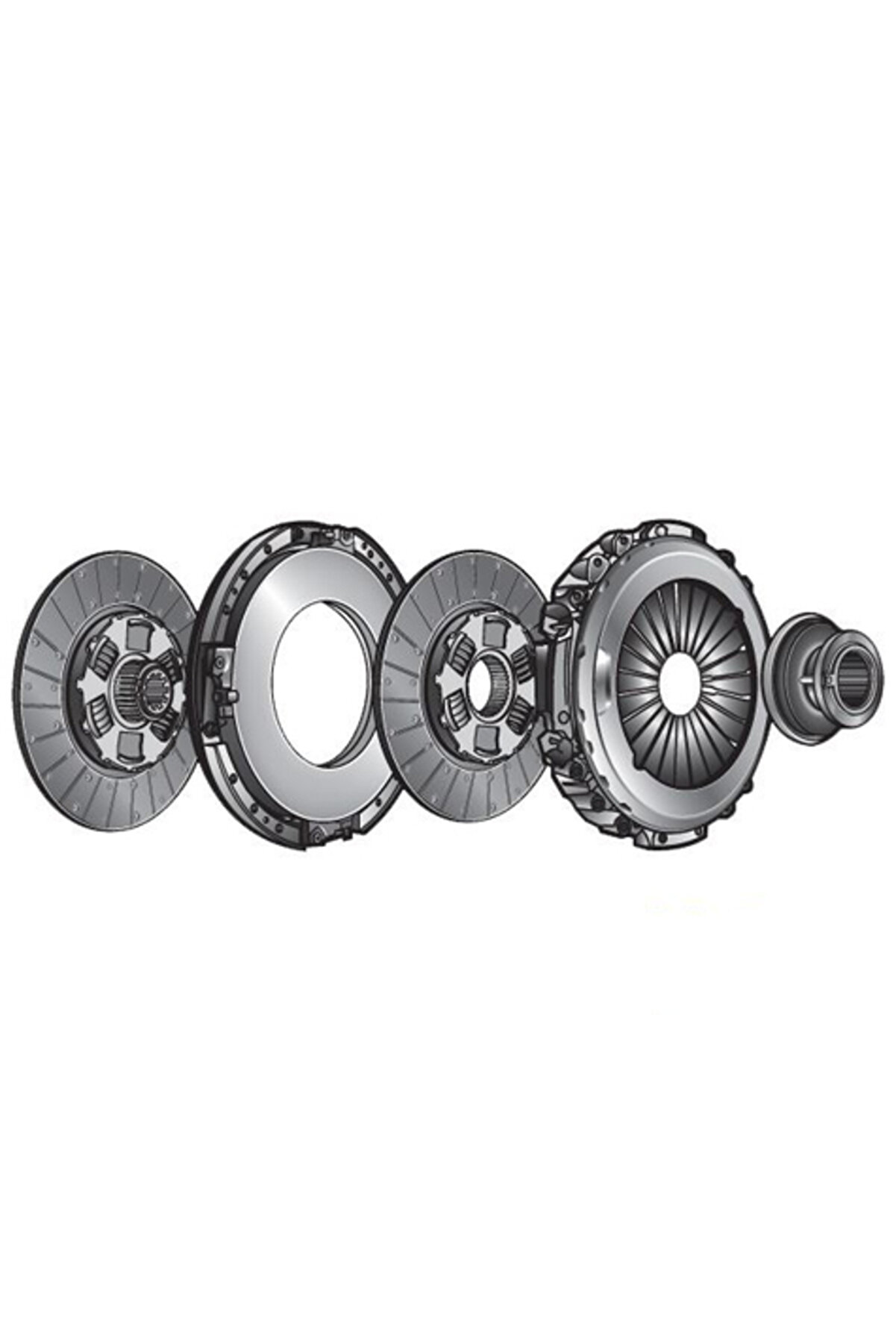 Mercedes Truck Debriyaj Seti (ciftli) (827013) Mercedes Actros Mp4 1848 1851 2548 / Mp2 3 1841 1844