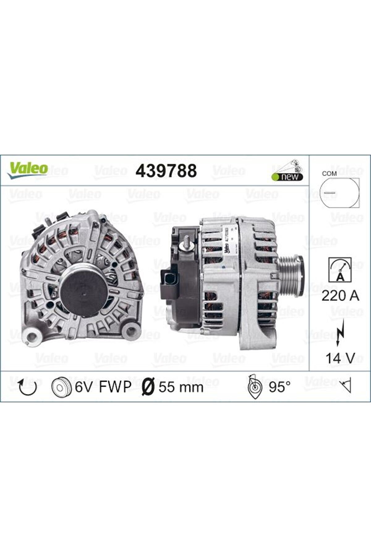 Bmw Alternator Sarj Dinamosu Bmw F20 F30 N47 14v 220a - 439788