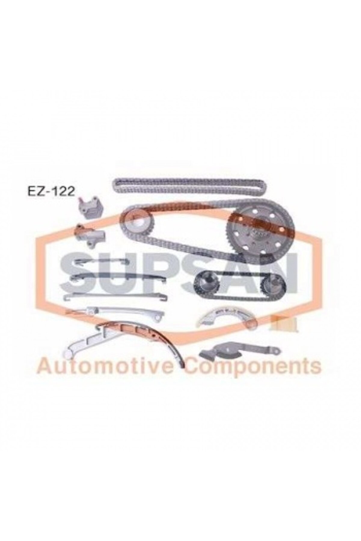 EKSANTRIK ZINCIR SETI NISSAN PICKUP SKYSTAR D22 D23 2002 2006 (YD25 MOTOR) 15 PARCA - EZ-122