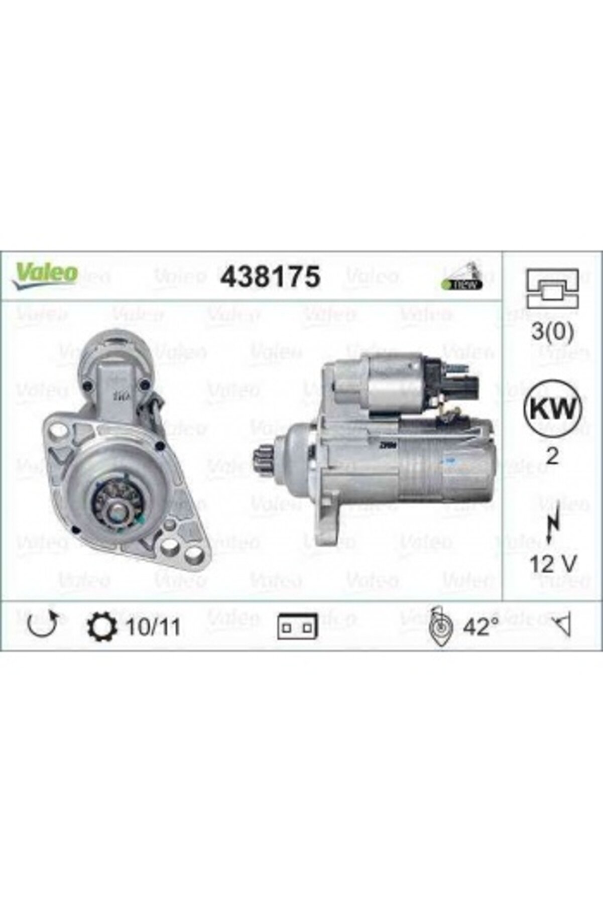 Vag Mars Motoru 12v 11dis 1,7kw A3 Altea Cordoba İbiza Leon Fabıa Octavıa Caddy Golf V Pass 1,9td