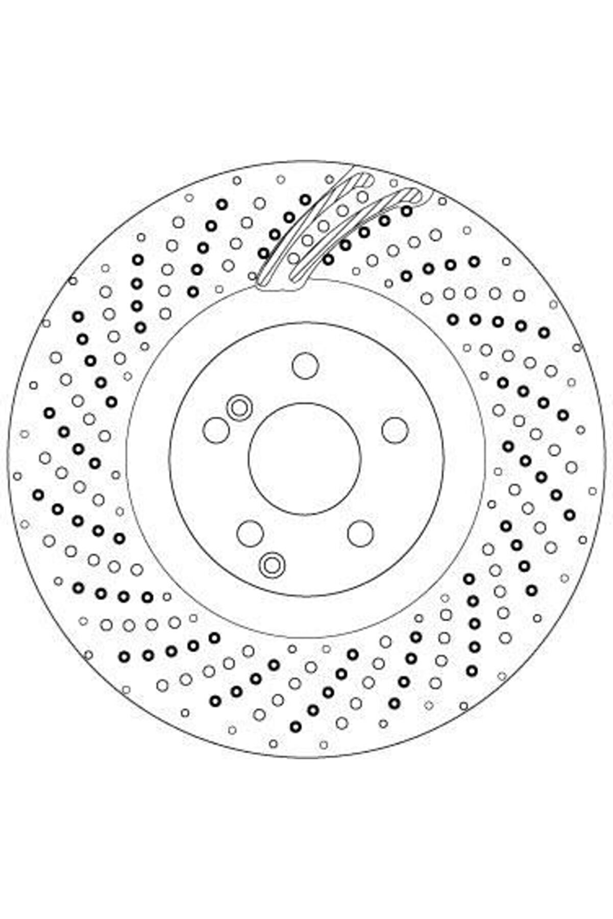 Mercedes Fren Diski On W204 Amg C63 08>14 W205 Amg C63 14> W212 11>15 W221 05>13 - Df6873s