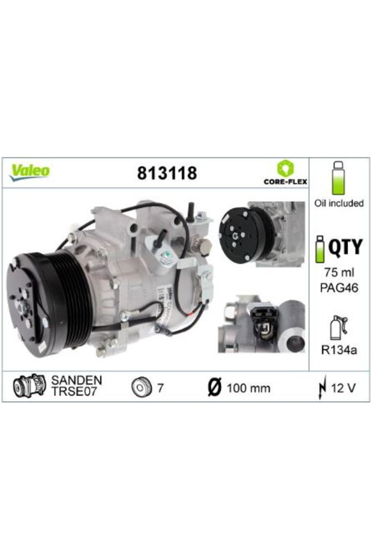 Honda Klima Kompresoru Honda CIVIC VII 1.4-1.6-1.8 2006-2012 - 813118