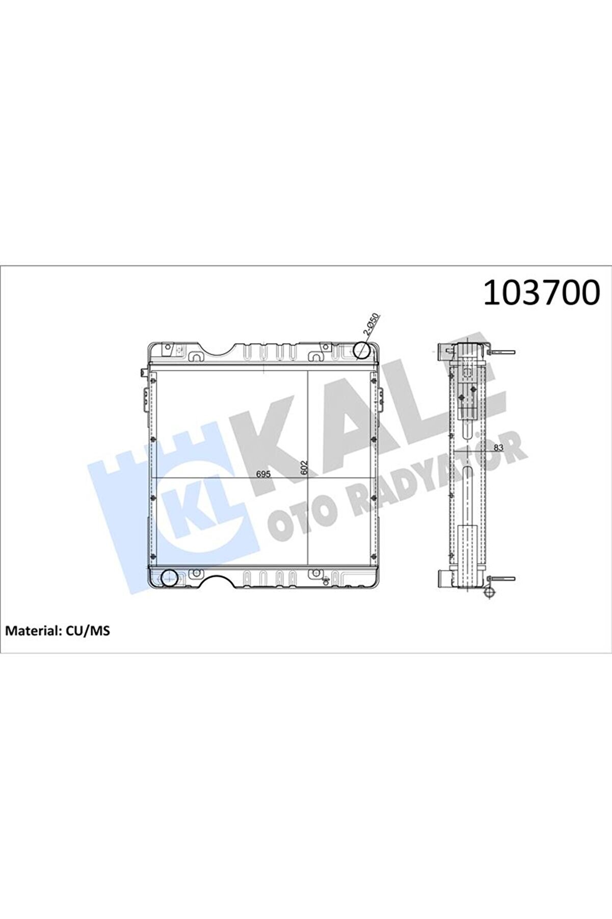 Ford Truck Motor Su Radyatoru Komple - Ford Cargo / 2520 (kisa Civata Y.m) - 0205235pa