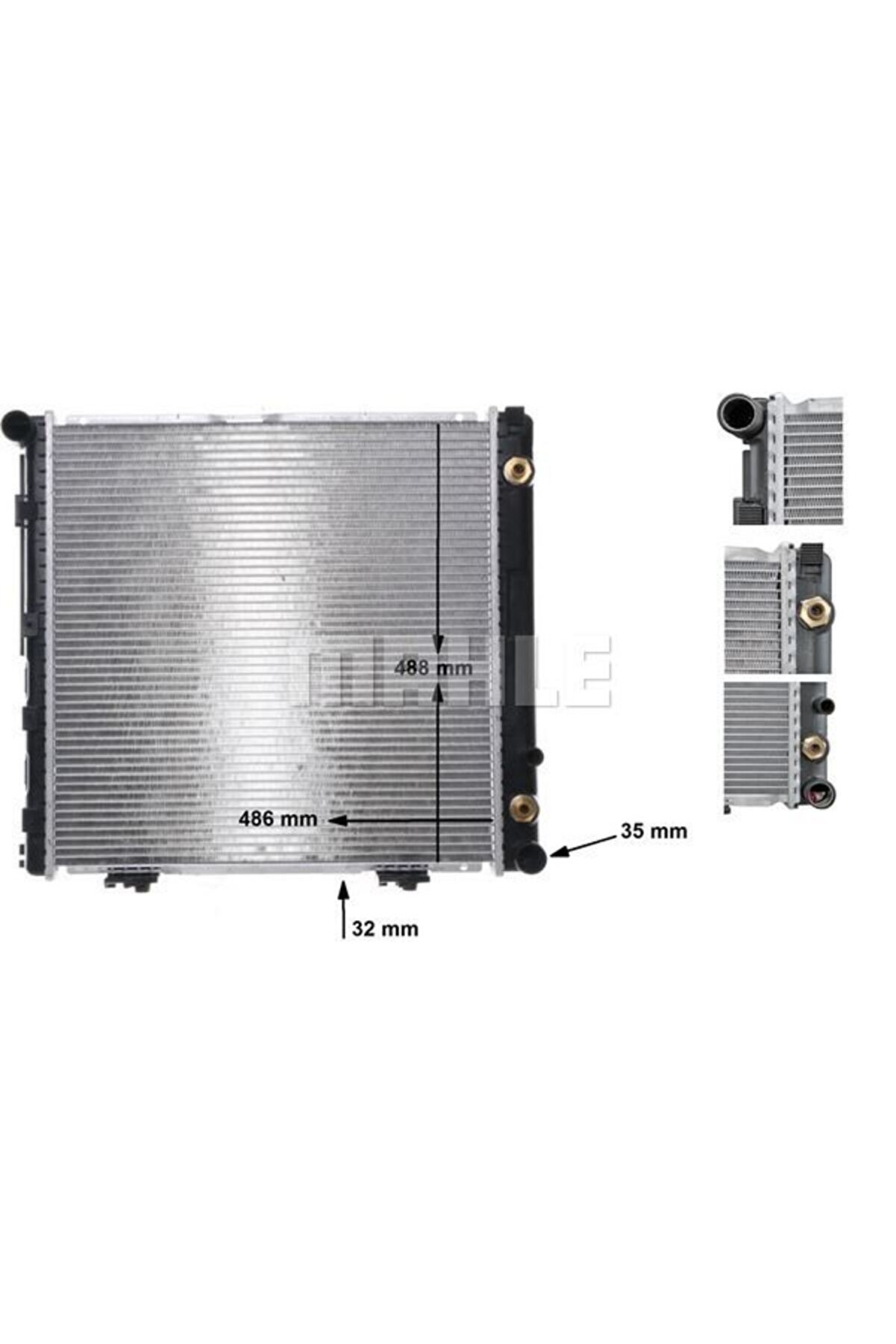 Mercedes Motor Su Radyatoru (klimalı / Otomatık Sanzıman) W124 93>95 S124 93>96 C124 93>97 A124 9