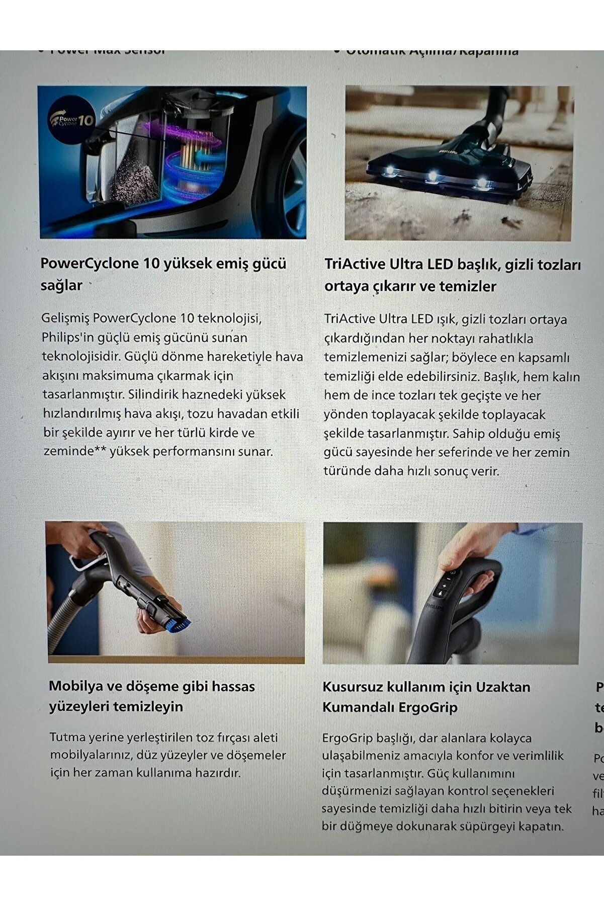 Triactive Ultra Led Başlık Ve Powercyclone 10 Premium Torbasız Süpürge