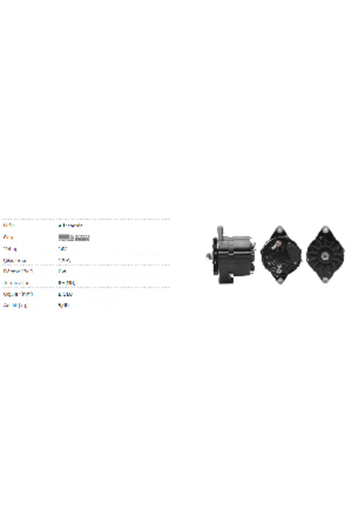 ALTERNATÖR-12V 120A THERMO SMX1/SMX2/SB1/SB2/SB3/SLX200/SL200E/SL300E/SL400E - LUCAS-61920691
