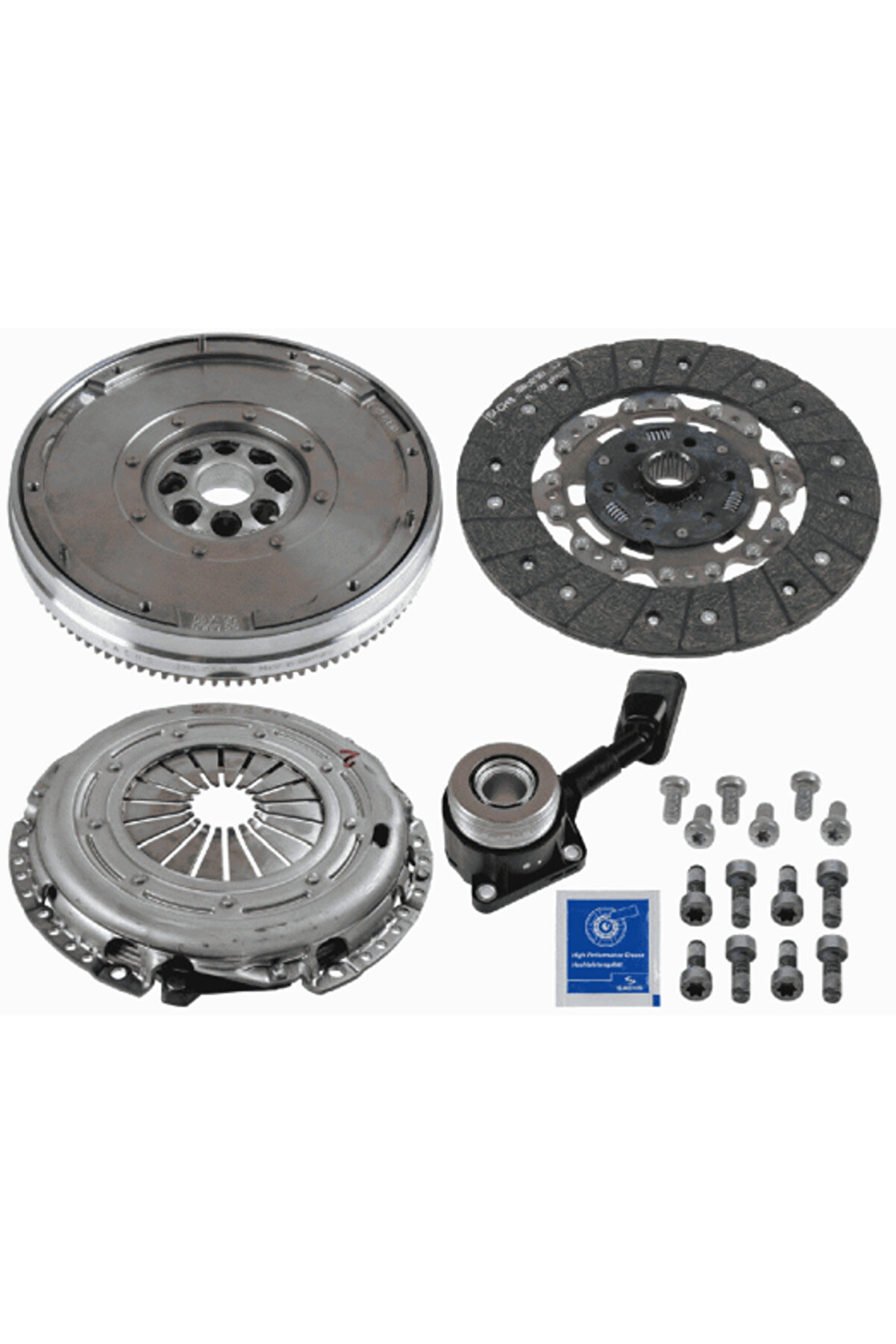 Ford Debriyaj Seti 58 Rulman 58 Volant Transıt V363 2.0 Ecoblue Arkadan Ceker 17> - 2290 601 15