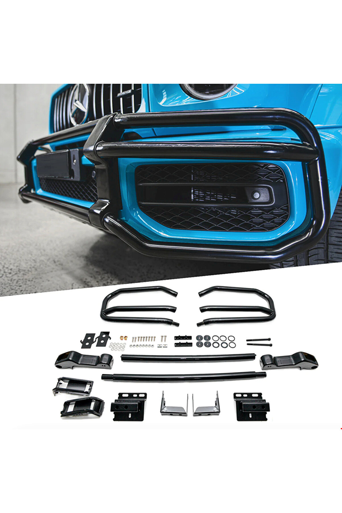 ÖN TAMPON KORUMA DEMİRİ (SİYAH) W464 2019-