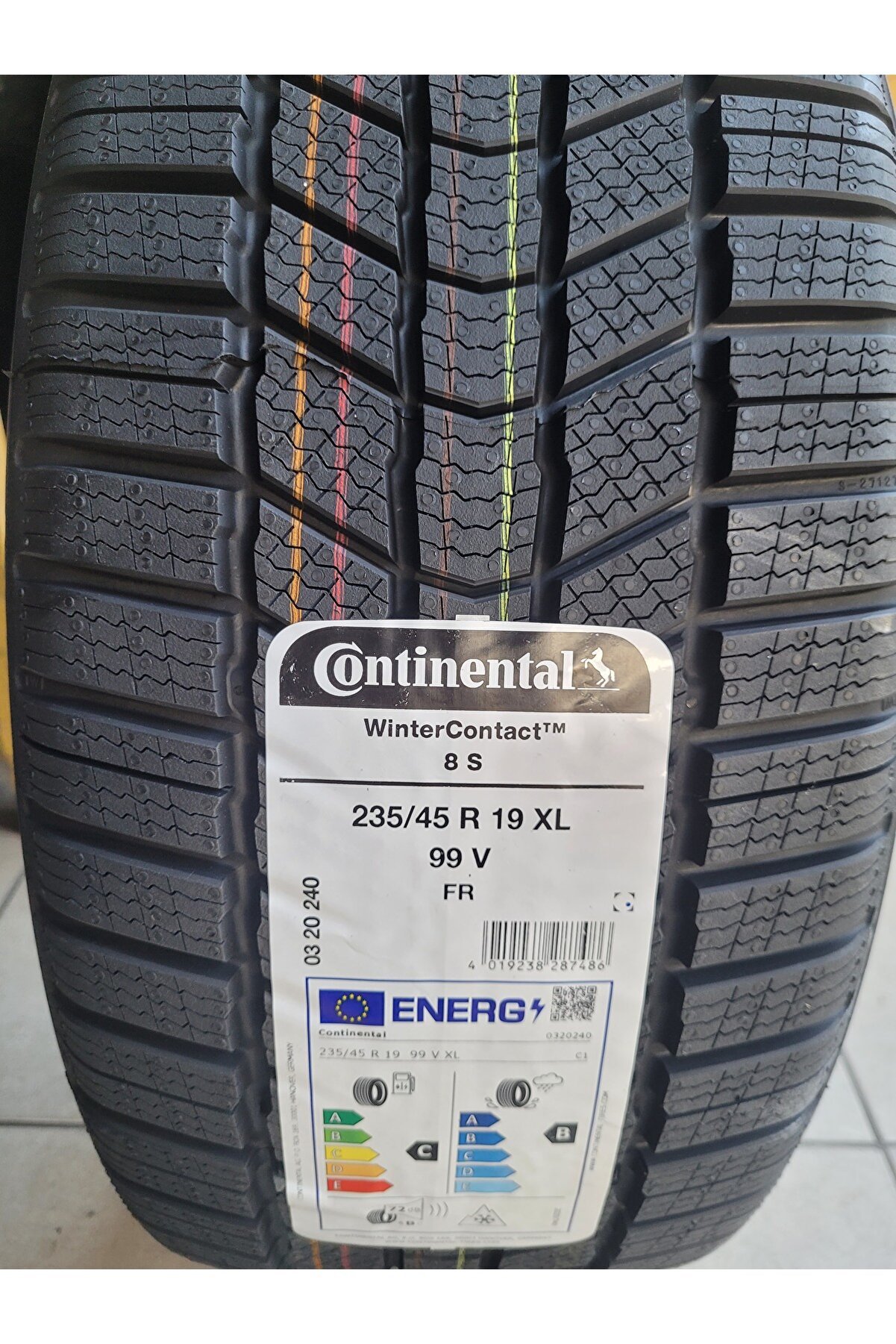 235/45R19 Winter Contact 8S 99V XL Set Olarak (4 ADET) 2025 Üretim