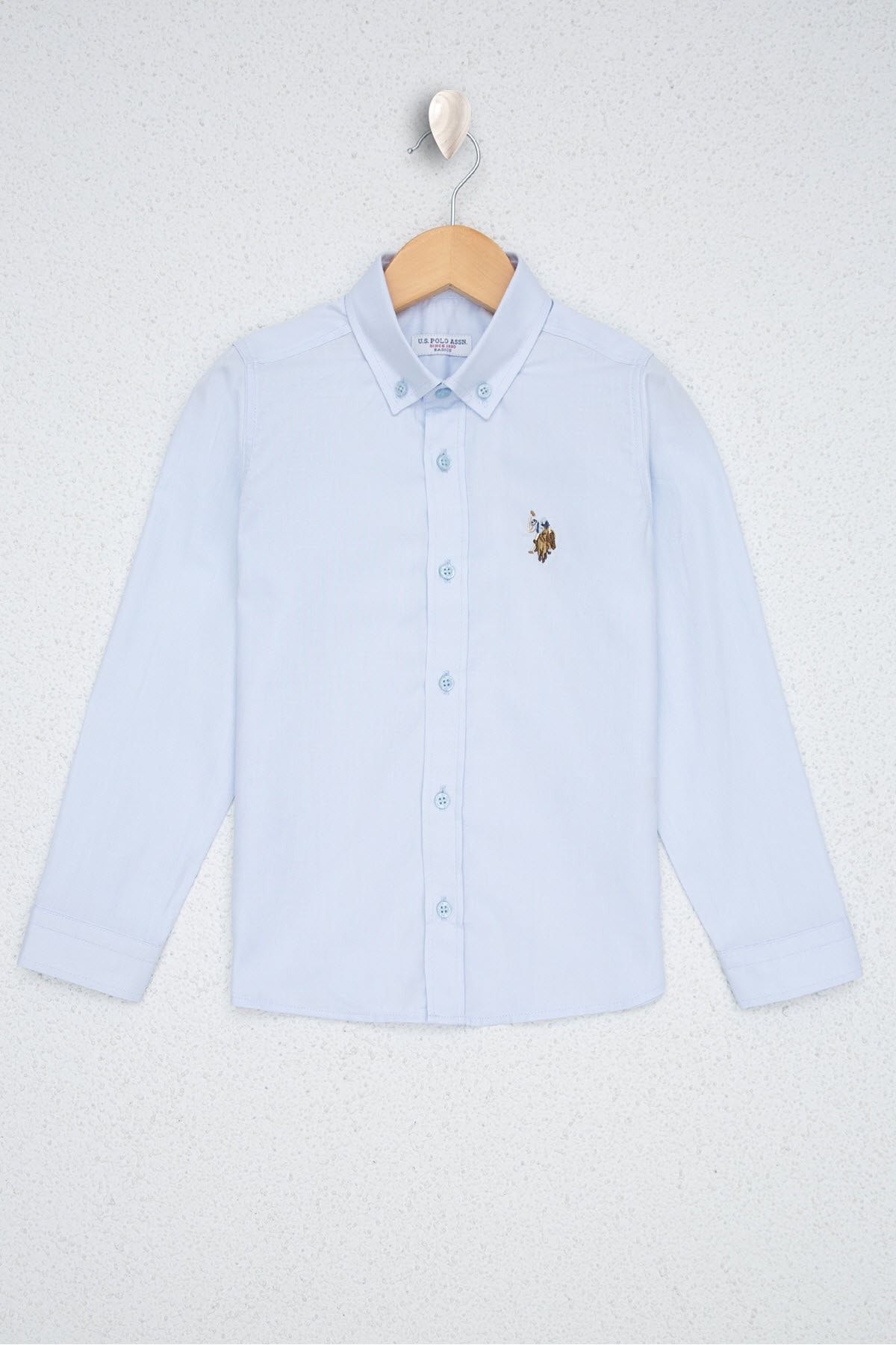 U.S. Polo Assn. Mavı Erkek Çocuk Gömlek