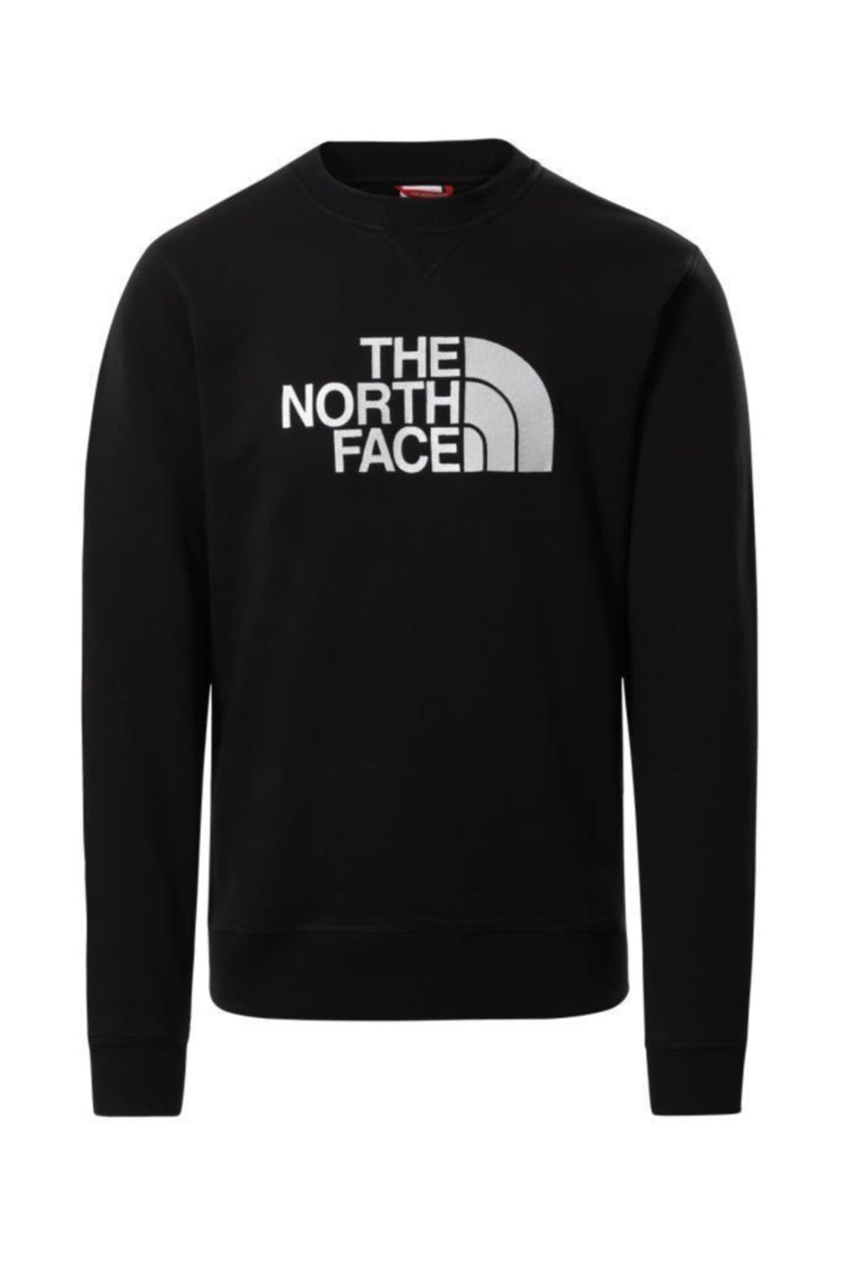 The North Face Drew Peak Crew Erkek Sweatshirt Siyah