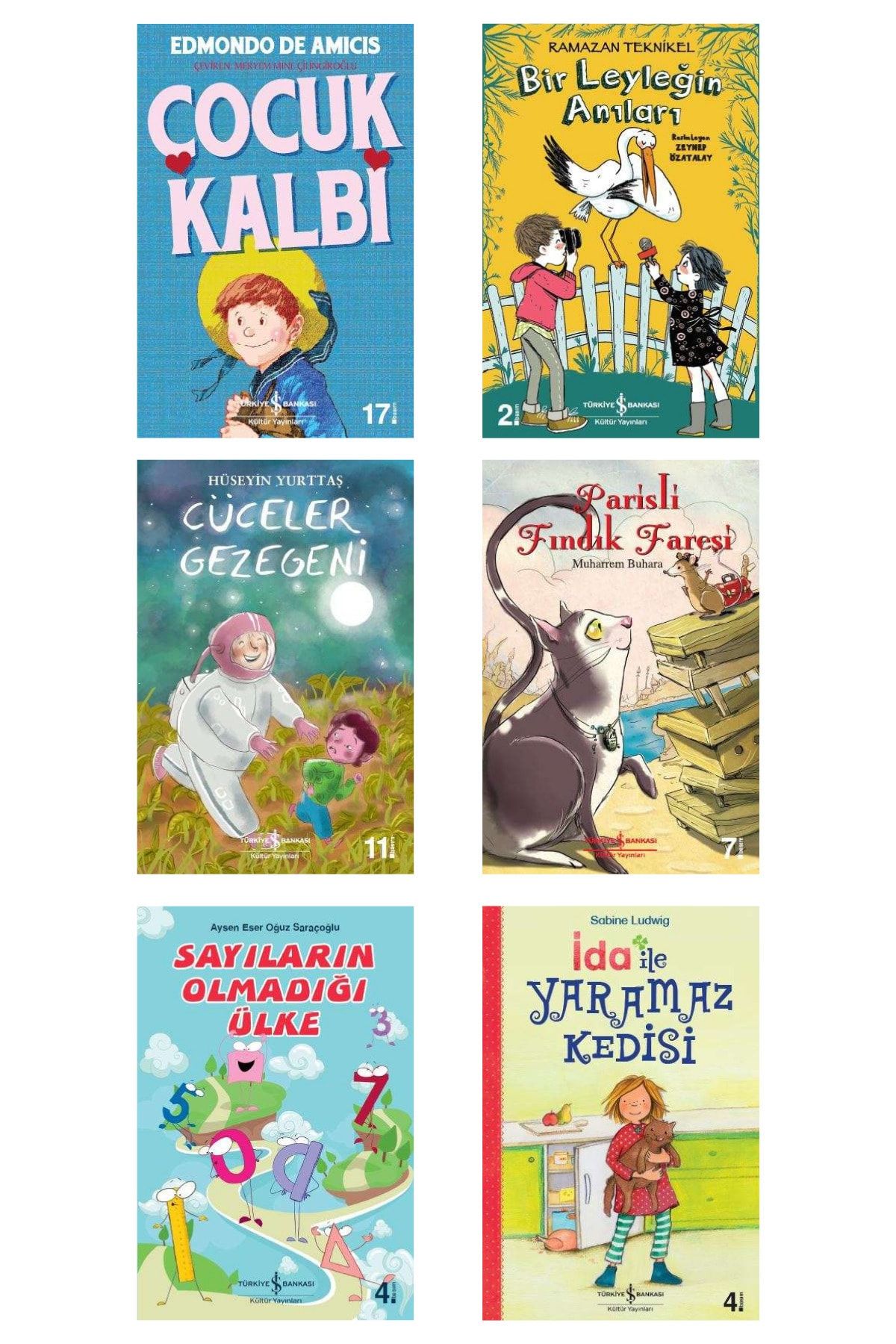 Türkiye İş Bankası Kültür Yayınları 7 Ile 13 Yaş Arası Çocuklarımızın Severek Okuyacağı Avantajlı Set