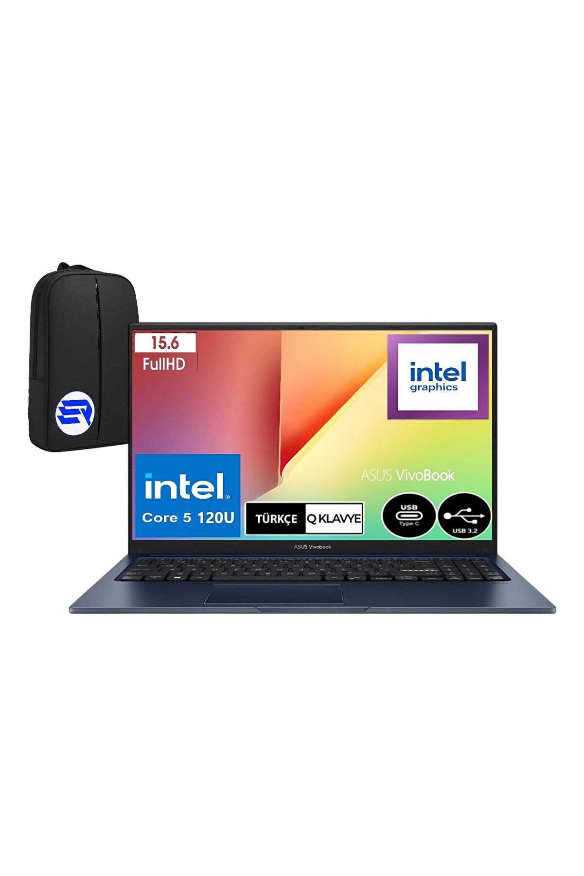 Vivobook 15 X1504VA-NJ3665 Intel Core 5 120U 8gb Ram 512GB SSD WIN11 Pro 15.6