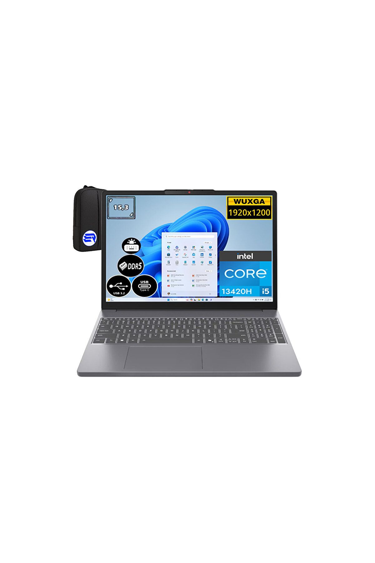IP Slim 3 i5-13420H 24GB RAM 2TB SSD WUXGA 83K100Q0TREP11 15.3