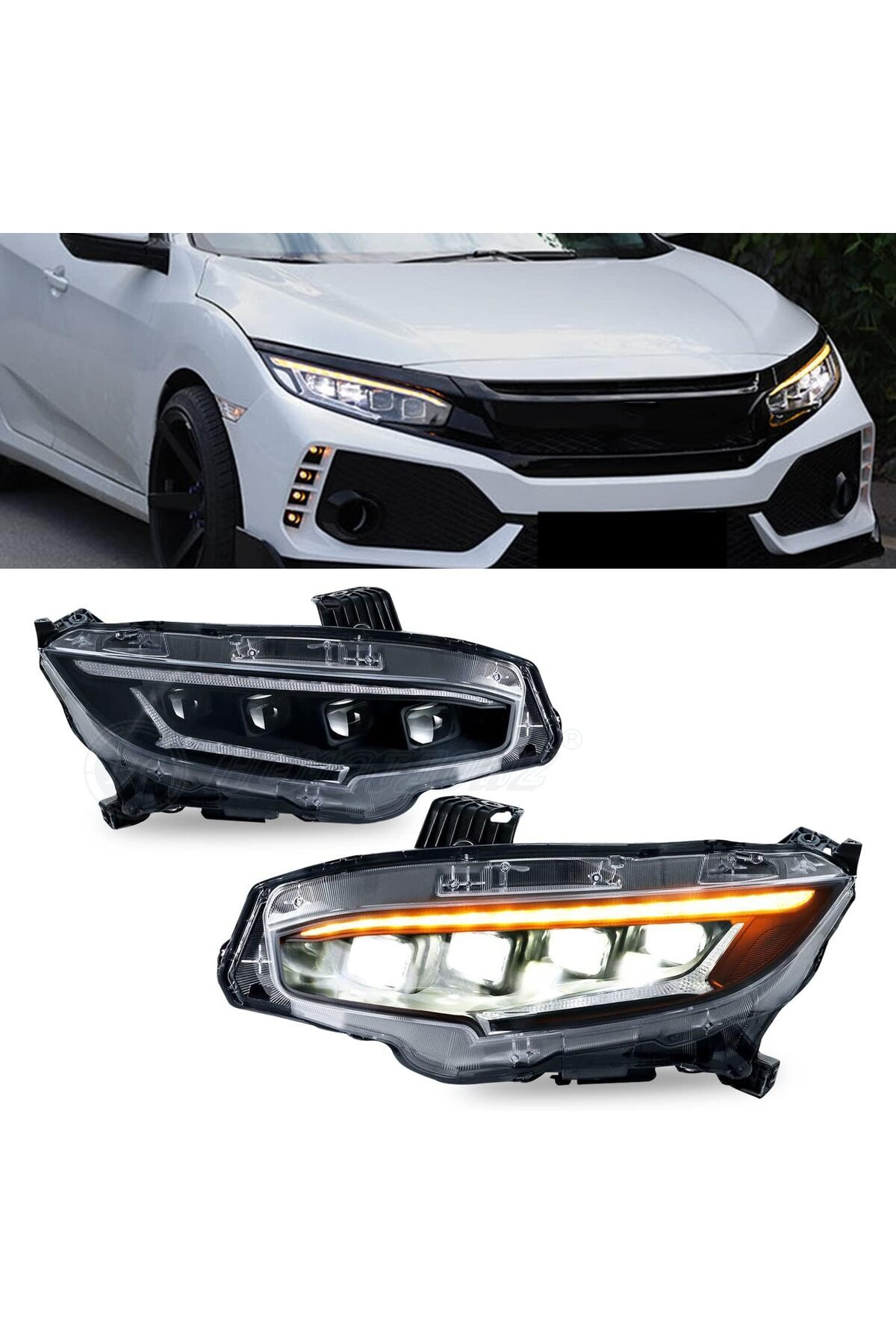 HONDA CİVİC 2016-2021 FC5 DAIMOND 3 LENS ÖNFAR