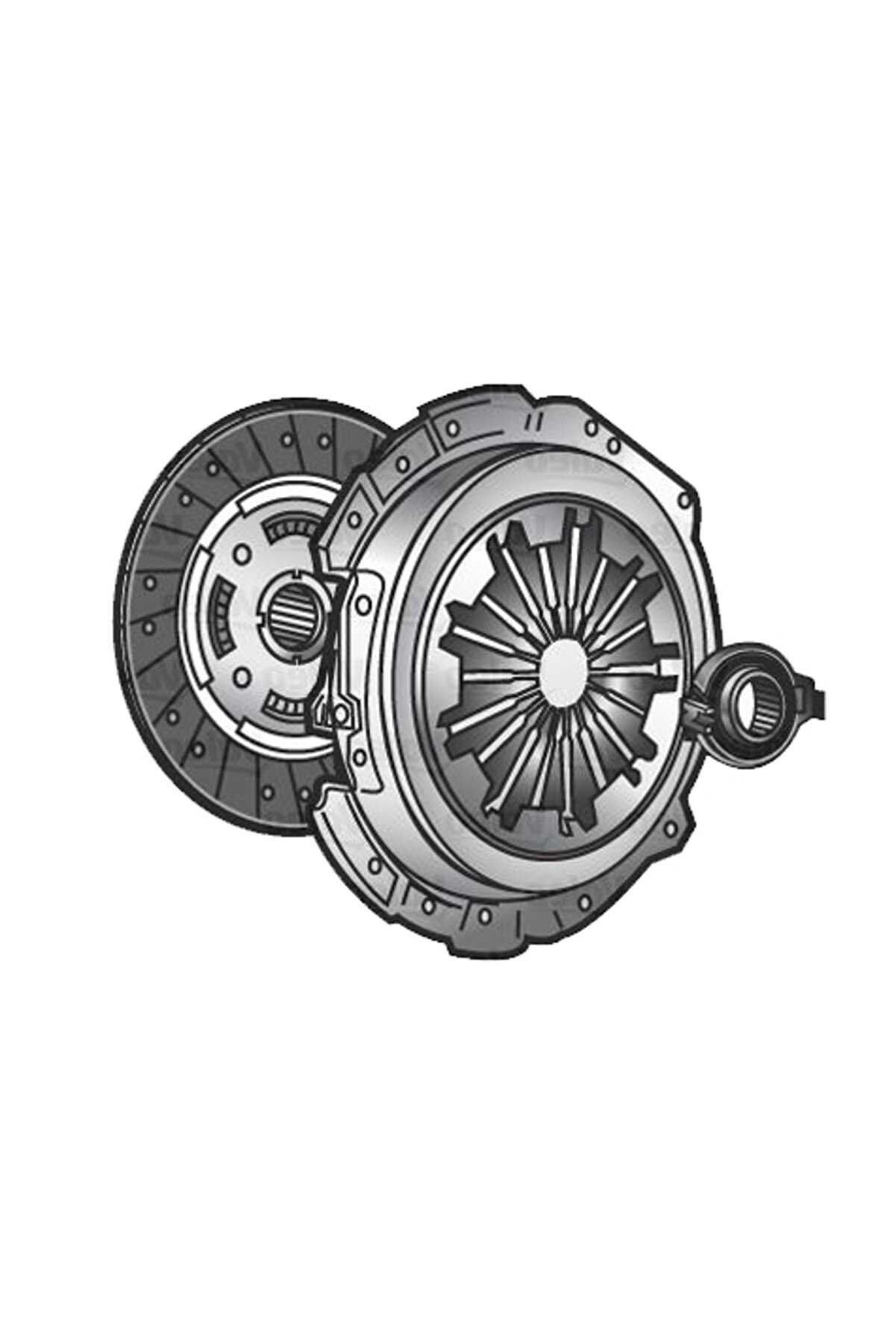 Mitsubıshı Ticarı Debriyaj Seti (baskı/balata/rulman) Mitsubıshı Fuso Canter 2.8l 4m40 Fe 511