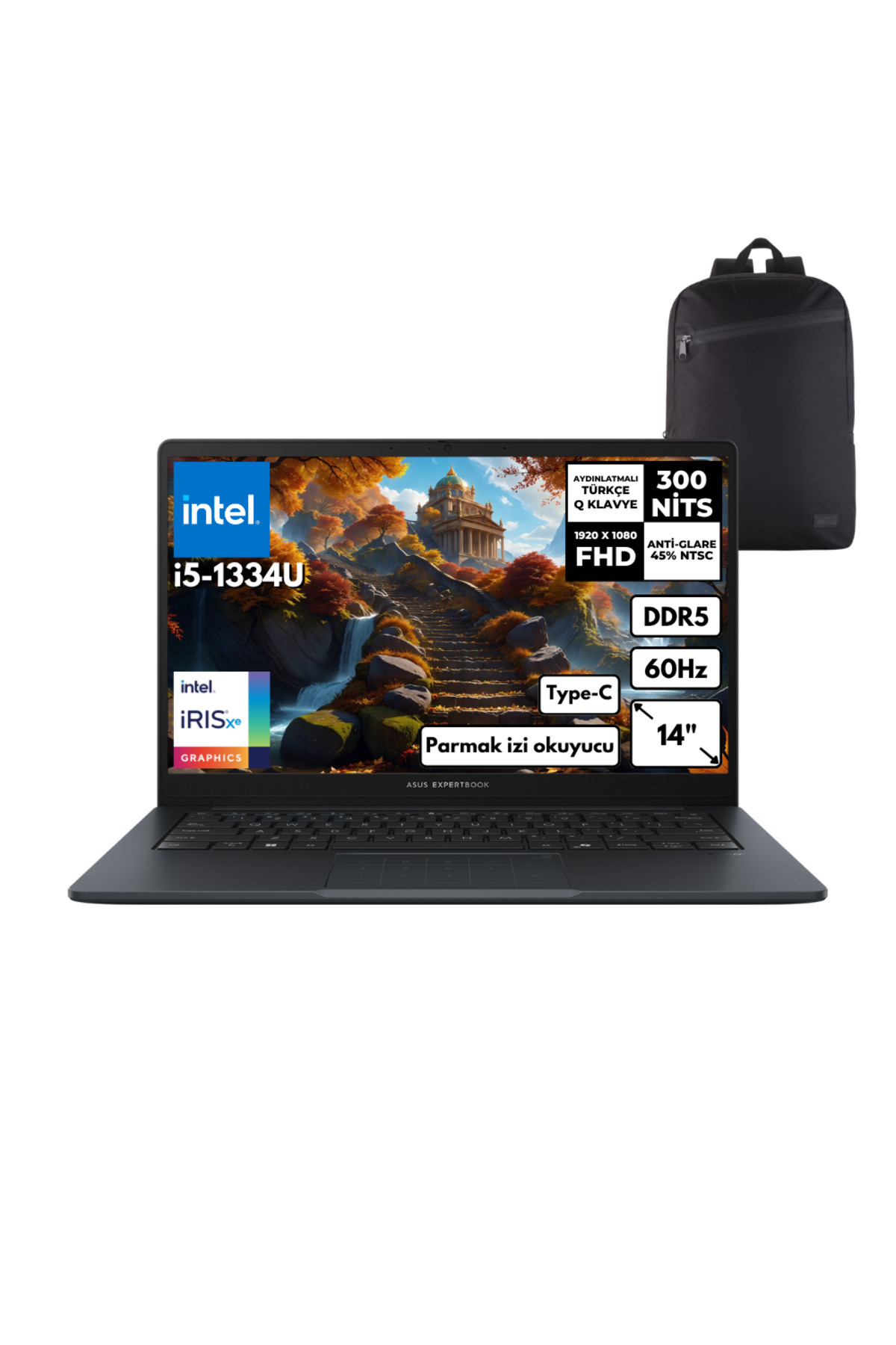 Expertbook İ5-1334U 16 GB 512 GBSSD Intel Xe Graphics 14