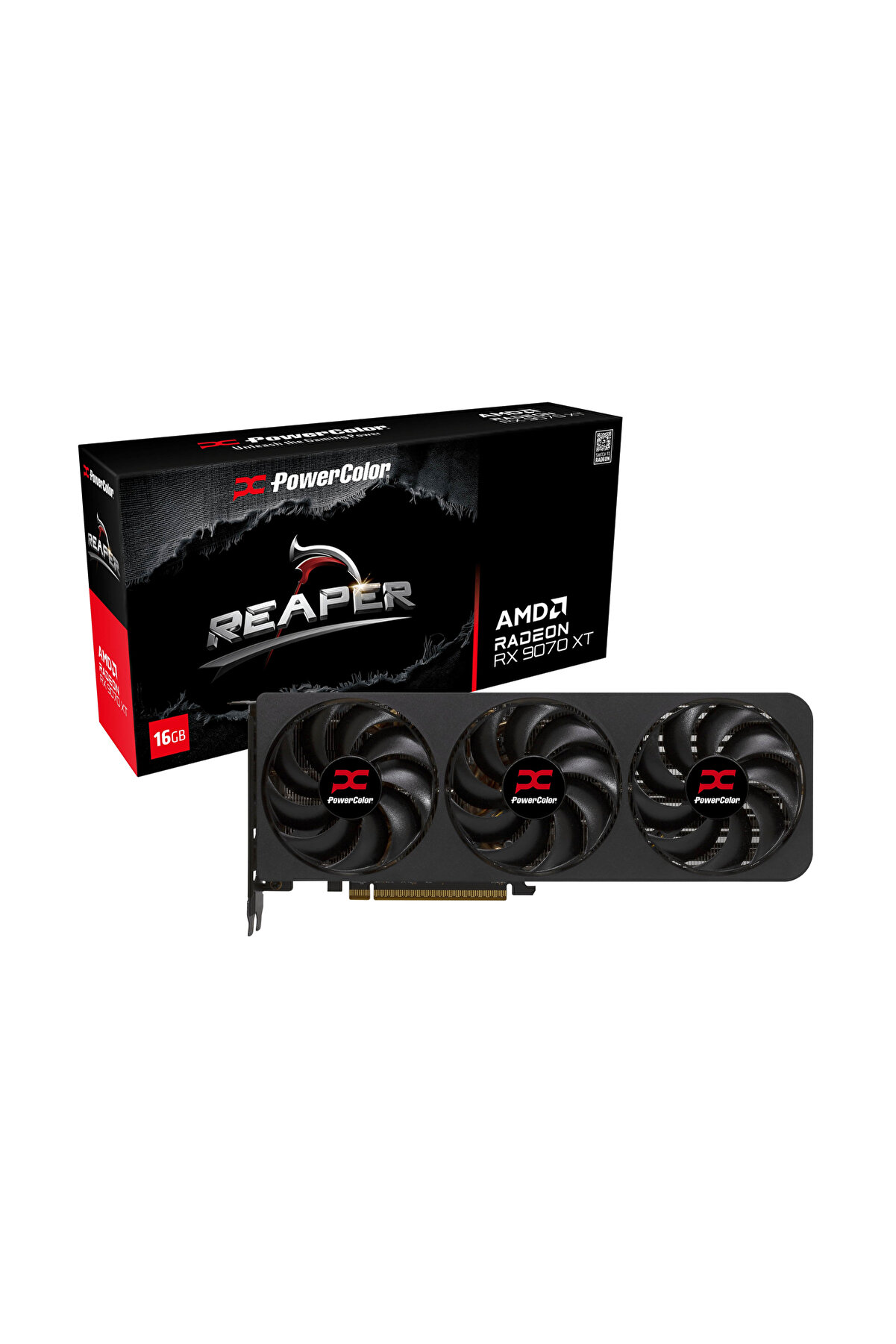POWERCOLOR REAPER RADEON RX9070XT 16G-A GDDR6 256Bit Gaming (Oyuncu) Ekran Kartı