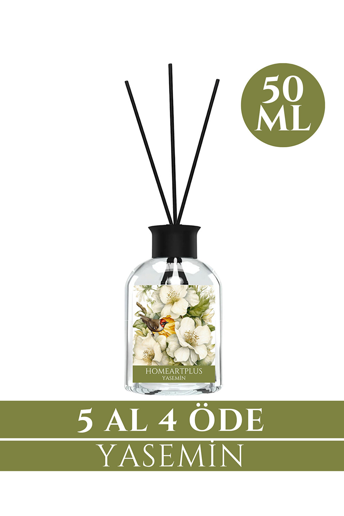 Homeartplus Yasemin Oda Kokusu Bambu Esansiyel Yağı 50 ml