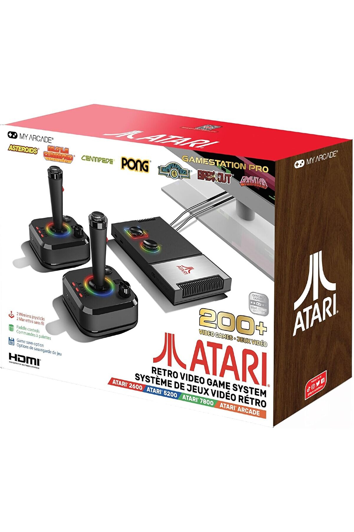 ARCADE GAMESTATION ATARI RETRO KONSOL 200 OYUN 978262