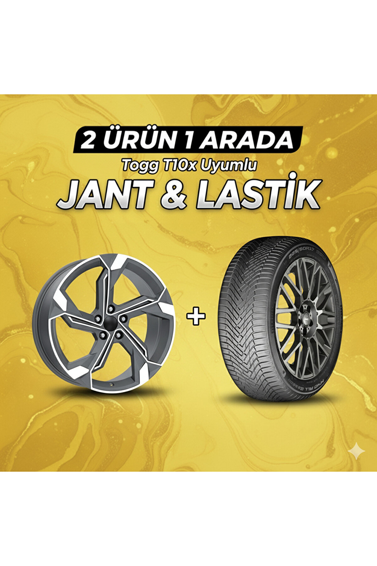 Togg T10x Uyumlu 225/60R18 Dört Mevsim Lastiği 4 Adet Yılı12025 1 DY1708 MGMD 18
