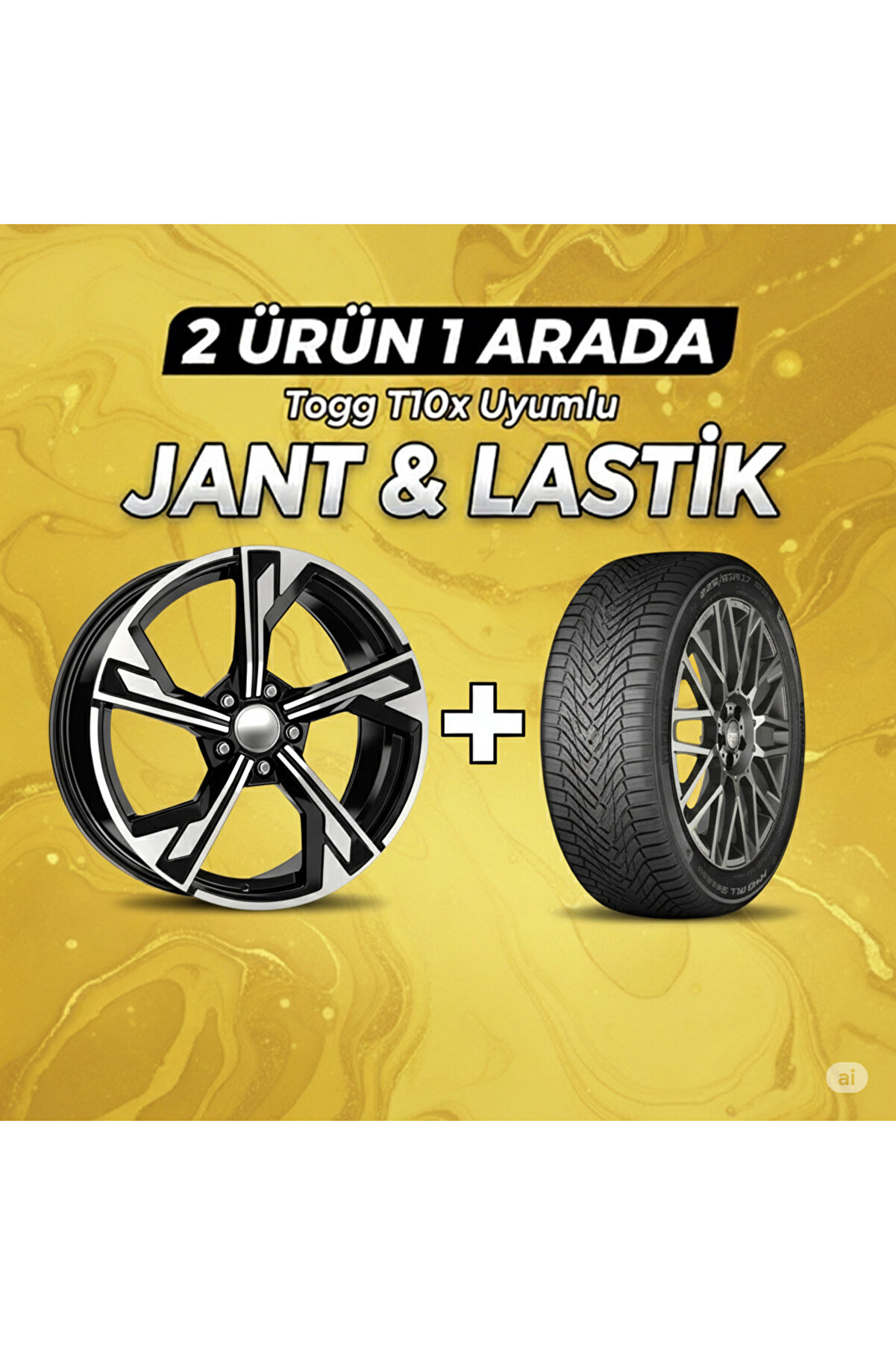 Togg T10x Uyumlu 225/60R18 Dört Mevsim Lastiği 4 Adet Yılı12025 1 DY338 BD 18