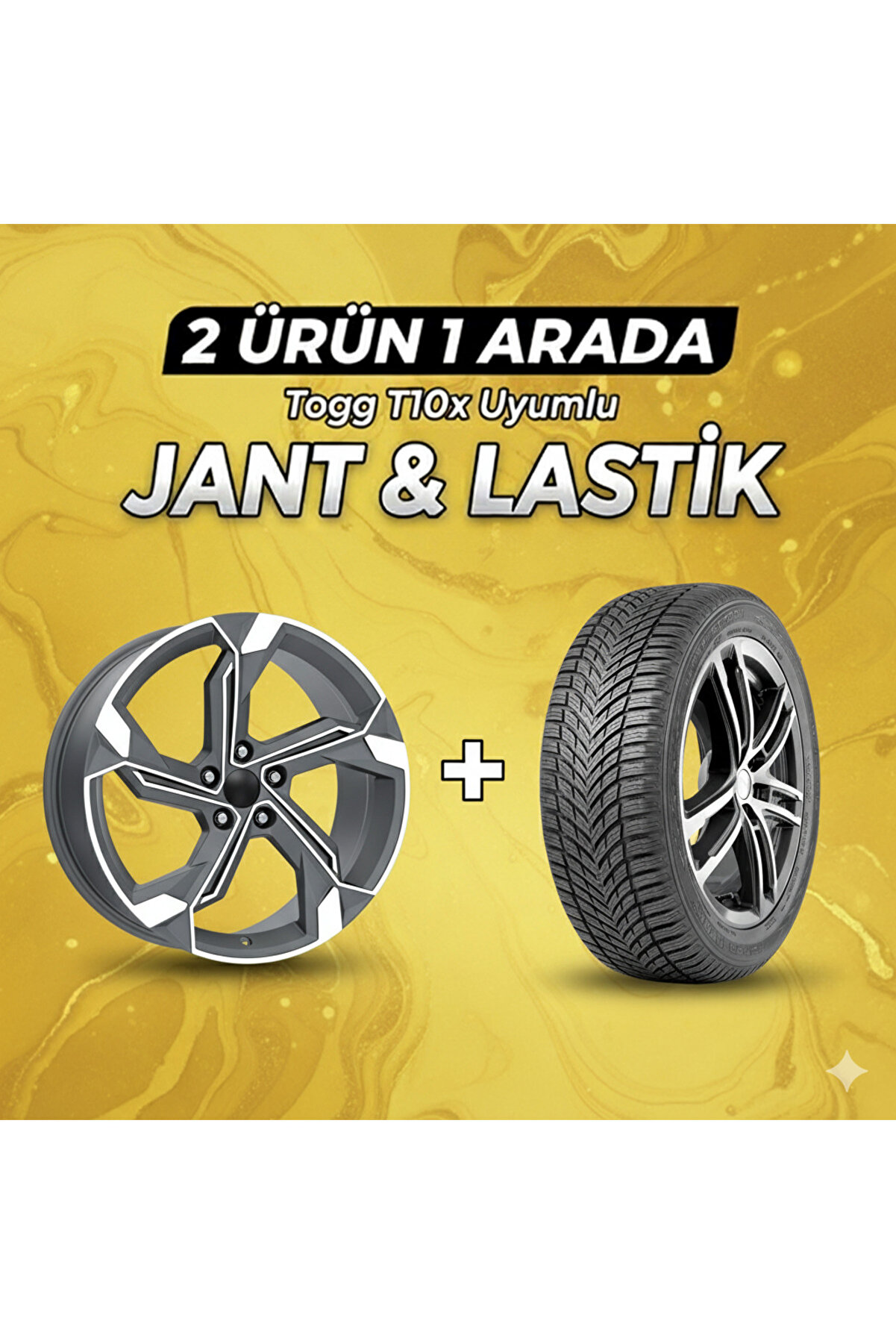 Togg T10x Uyumlu 225/60R18 Dört Mevsim Lastiği 4 Adet Yılı22025 2 DY1708 MGMD 18