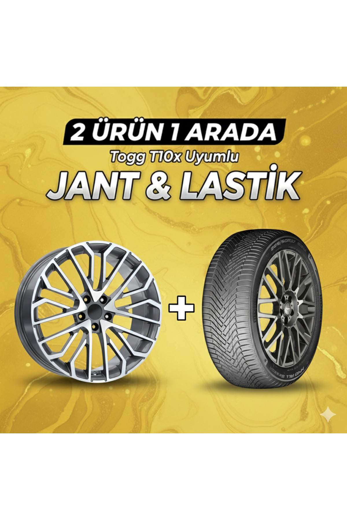 Togg T10x Uyumlu 225/60R18 Dört Mevsim Lastiği 4 Adet Yılı12025 1 DY1648 GMD 18