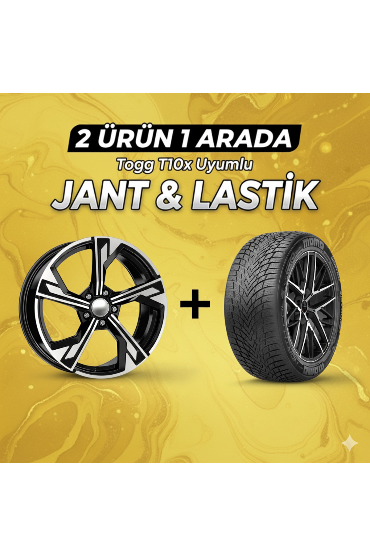 Togg T10x Uyumlu 225/60R18 Kış Lastiği 4 Adet Yılı12025 1 DY338 BD 18