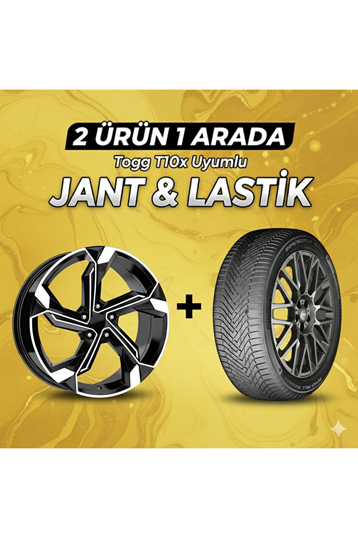 Togg T10x Uyumlu 225/60R18 Dört Mevsim Lastiği 4 Adet Yılı1222025 122 DY1708 BD 18