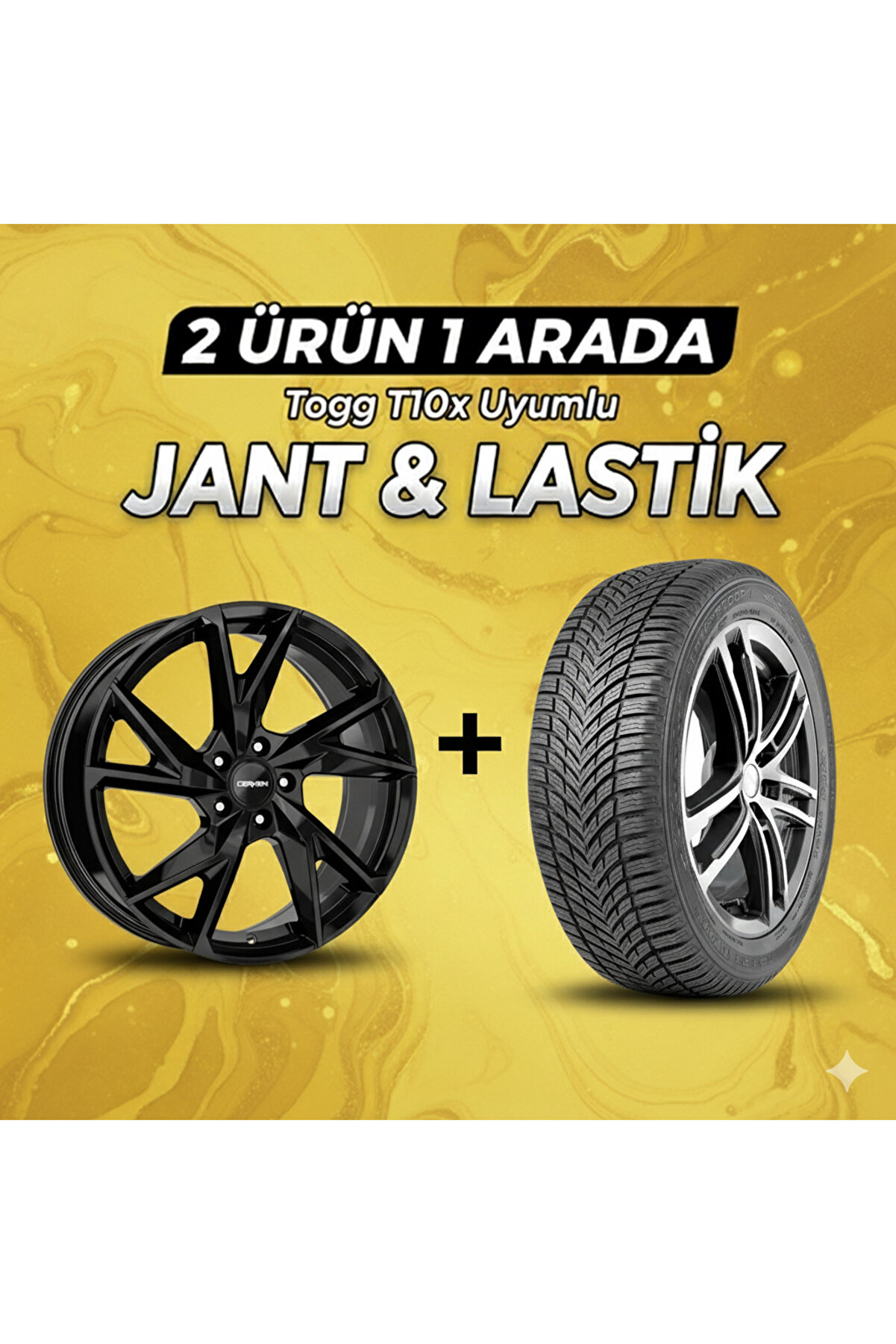 Togg T10x Uyumlu 225/60R18 Dört Mevsim Lastiği 4 Adet Yılı12025 1 CA238018 B 18