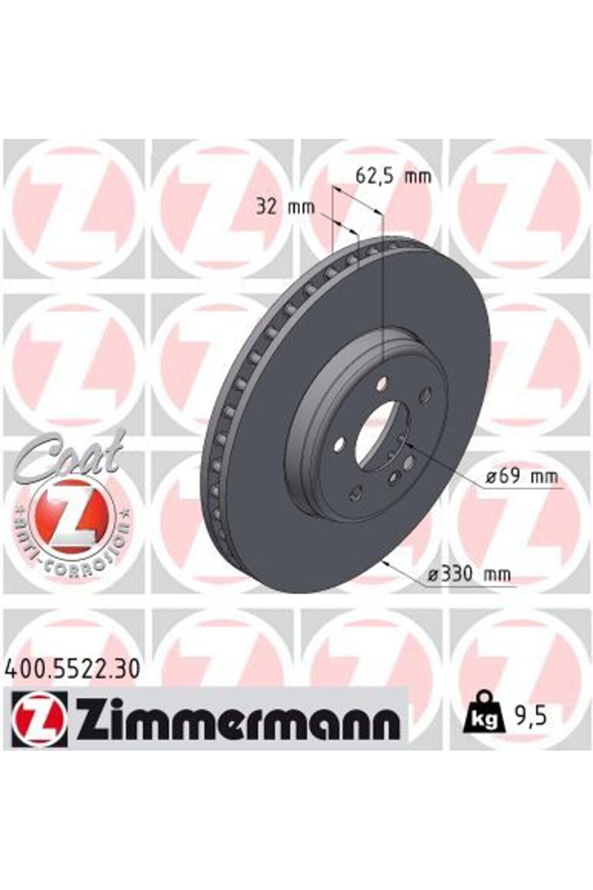 FREN DISKI ON MERCEDES W205 S205 C205 A205 W213 S213 C238 A238 10253 C253 A0004212712 (2 ADET)