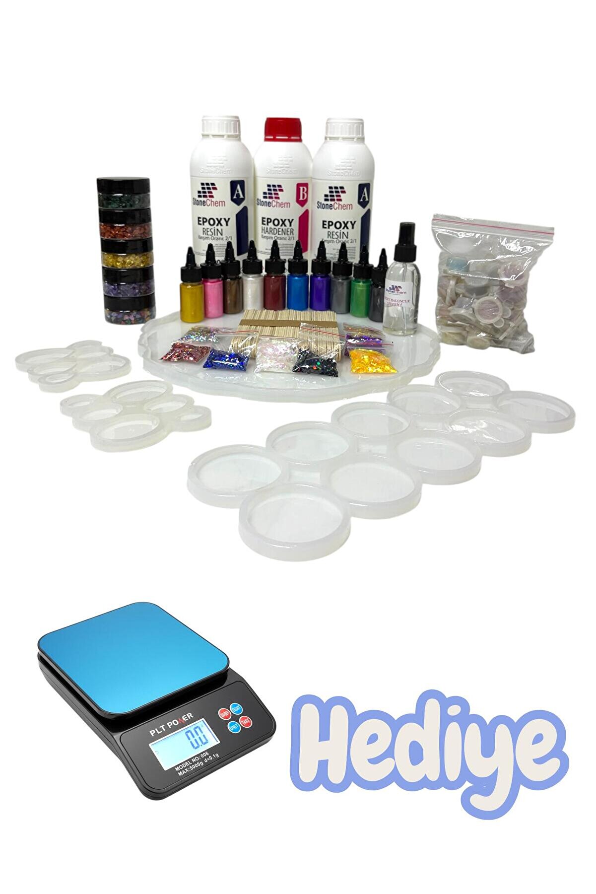 Stonechem Proset Epoksi Başlangıç Seti Üstelik Terazi Hediyeli | Profesyonel Epoksi Çözümü